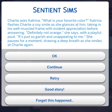Sentient Sims