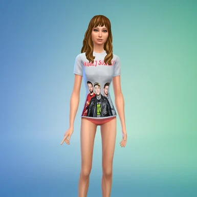 The Sims Resource - Paramore Merchandise
