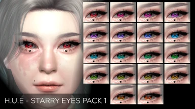 H.U.E - Starry Eyes Pack 1 - TS4