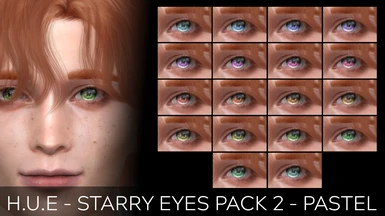 H.U.E - Starry Eyes Pack 2 - Pastel Colors TS4
