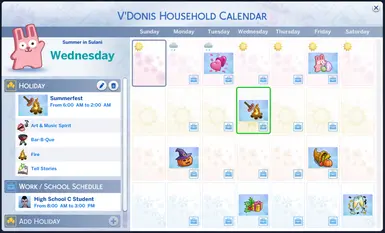 Additional Premade Holidays at The Sims 4 Nexus - Mods and community