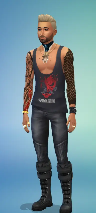 Samurai Low Tank Masculine