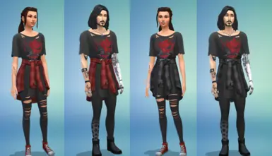 Samurai Shirt Dress Feminine