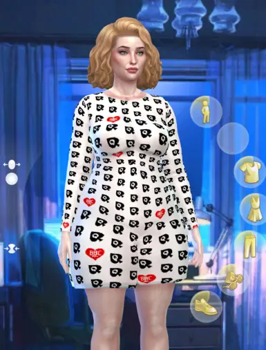 QusHip-huggingDress