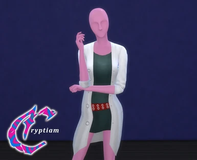 CC - Persona 5 CC - Tae Takemi - Main Outfit at The Sims 4 Nexus - Mods ...