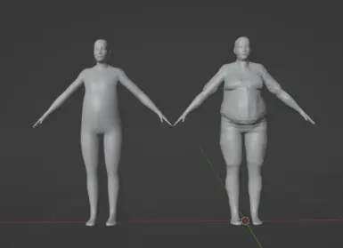 Adjusted Heavy Male Body