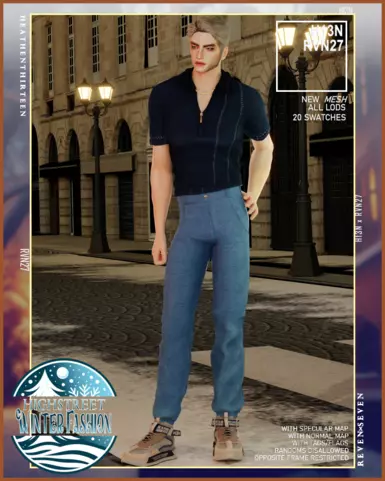 Men's Slim Fit Winter Dress Pants