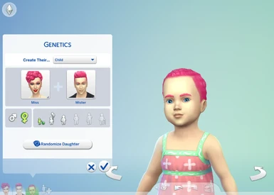 Freedri's Dyed Hair for Toddlers - Hair and Eyebrow Recolours