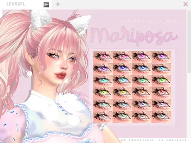 Learxfl Mariposa Eye Contacts