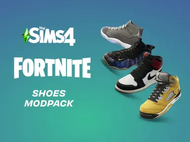 Fortnite Nike and Air Jordan shoes modpack