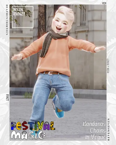 Toddler's Plus Size Baggy Street Jean