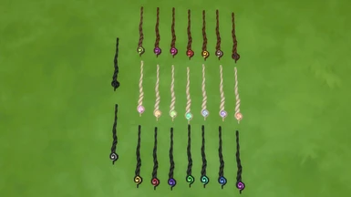 Wand of The Sylvan Forest recolors