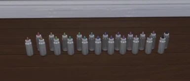 New baby bottle + all colors