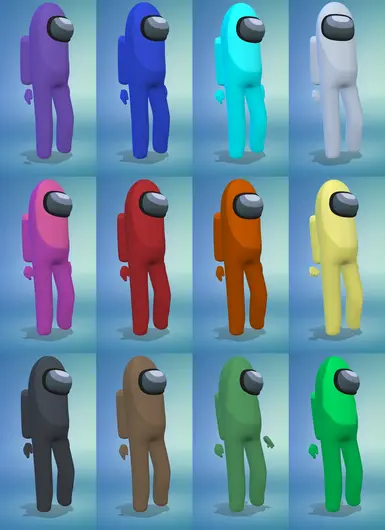 Among Us Outfit At The Sims 4 Nexus Mods And Community