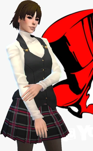 Persona 5 Makoto Winter Uniform and Hair