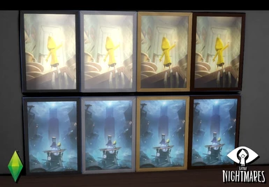 Little Nightmares 1 and 2 CC Paintings