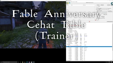 Fable Anniversary Cheat Table (Trainer)