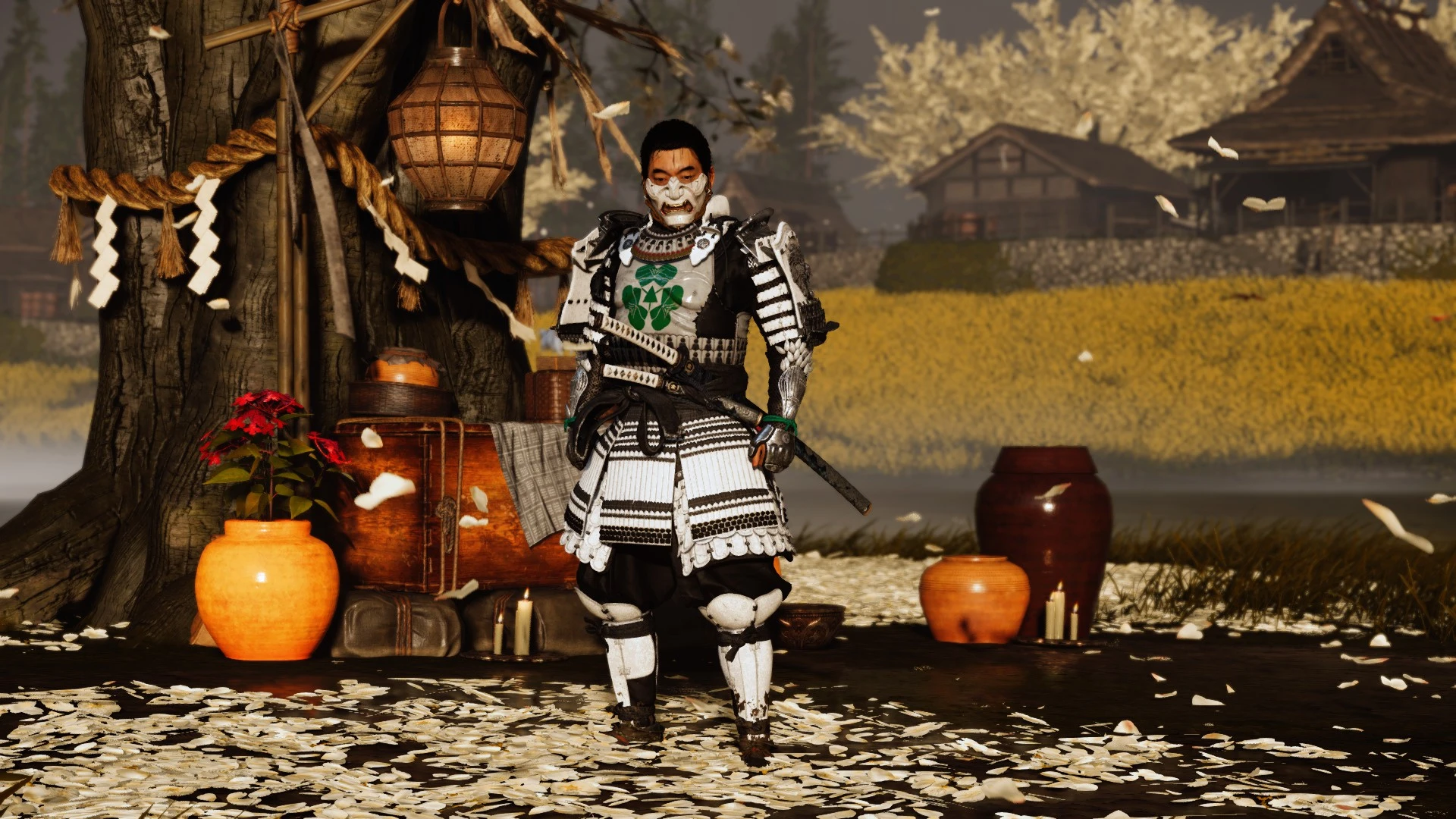 White Sarugami Armor (Retexture) at Ghost of Tsushima Director's Cut ...