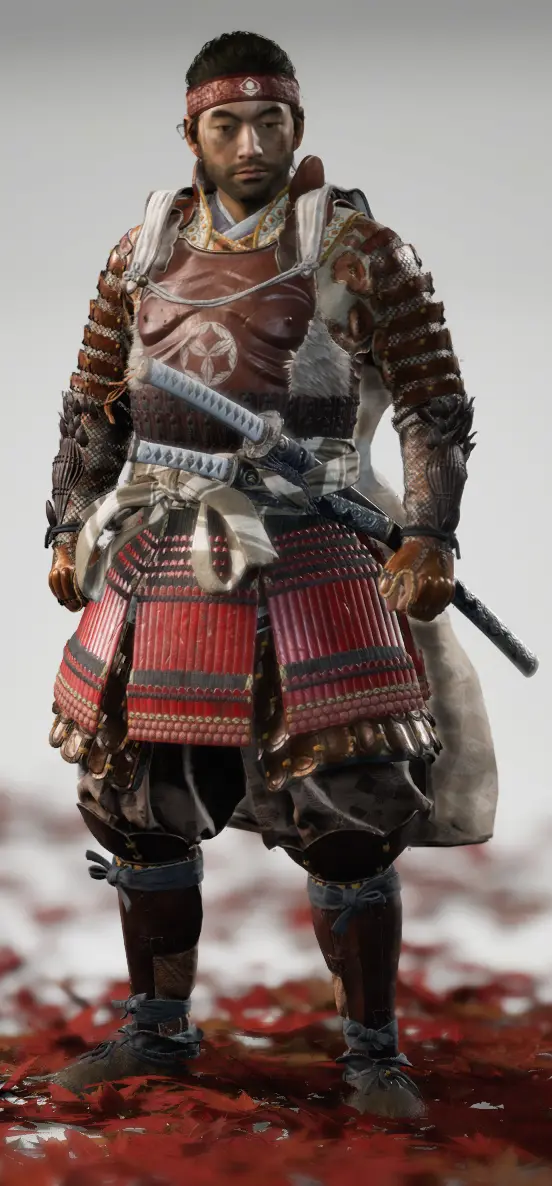 Sarugami Armor - No Shoulders And Neckguard At Ghost Of Tsushima 