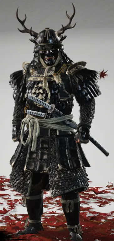 Black cloth on a Kazumasa darkness Sakai clan armor at Ghost of ...