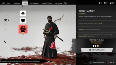 Akatsuki Ronin Attire (Storm Walker)