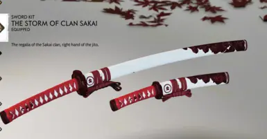 STORM OF CLAN RECOLOR  RED OR PURPLE