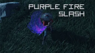 Purple Fire Katana Slash - Sun Breathing