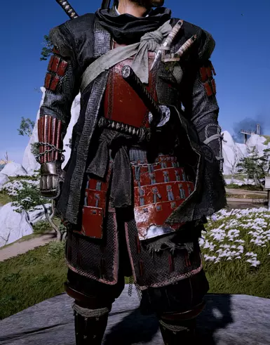 V4 dark red with black