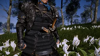 Hero of Tsushima Black White and Sakai