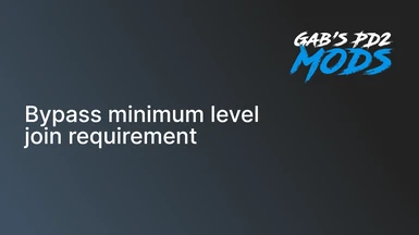 Bypass minimum level join requirements