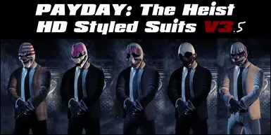 PAYDAY-The Heist Styled Suits