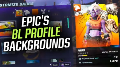 Epic's Borderlands Profile Backgrounds 1 (1st row)