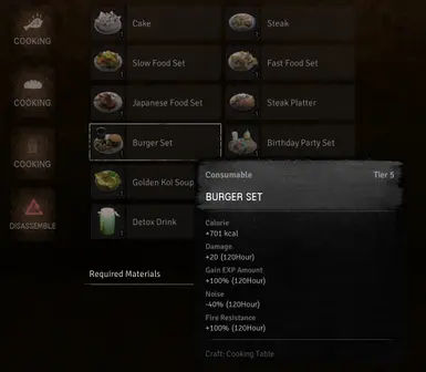 Food buff effect and Time x2 and x5 x10