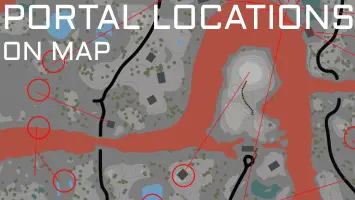 Portals on map