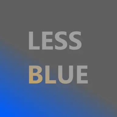 Less Blue
