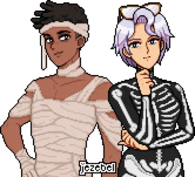 Ryis and Valen Costumes