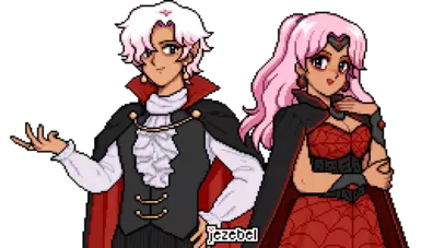 Eiland and Adeline Costumes