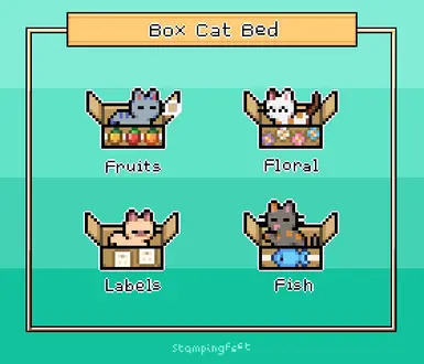 Boxes Cat Pet Bed