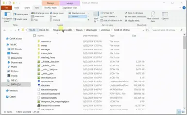 MOMI folder nesting example (low quality)
