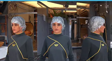 - New Hair Pixie Shag - White