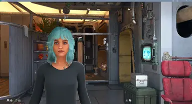 - Kay's Hair Long - Teal