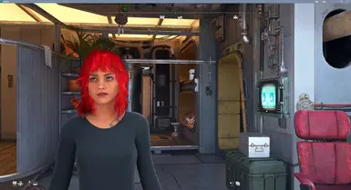 - Kay's Hair Long + Full Red