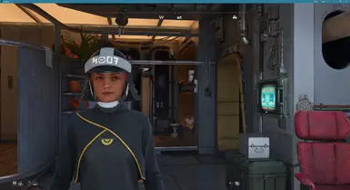 - Helmet Canto Police with Hair