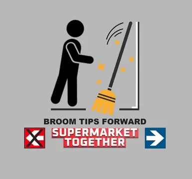Broom Tips Forward