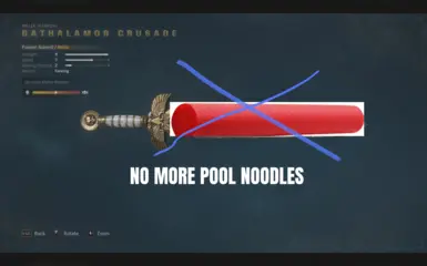 Stronger melee weapons