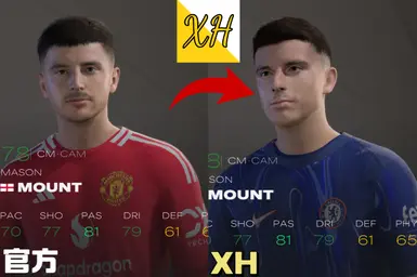 FC25 Chelsea Mount FACEs