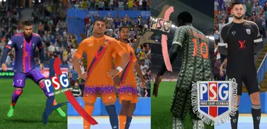 PSG fantasy kit men and women retro crest (FC25)