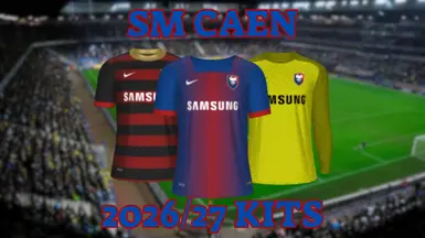 SM Caen Kits 2026-27 (TU13)