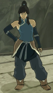 Front View Pale Korra
