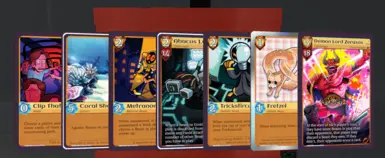 View of a booster pack being opened